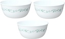 Corelle Livingware 28-Ounce Super Soup/Cereal Bowl, White Country Cottage, Set of 3