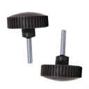 2 Pieces Plastic Canopy Fixing Screws Black Bolt Set for Garden Swing Chairs Outdoor Furniture Replacement Parts