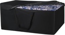 NettyPro Patio Cushion Storage Bags Water-Resistant Extra Large Bag for Outdoor Furniture Christmas Tree Storage Bag 9 Ft, 65 x 20 x 28 Inch, Black