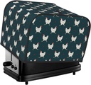 Oven Cover Kitchen Bread Machine Protector,4 Slice Toaster Cover For Home,Fingerprint Coaster Cover,Kitchen Small Appliance,Funny Chicken