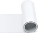 White Grey Aluminum Flashing Roll for Roof, Prevents Roofing Stains, Aluminum Roll Weatherproofing Garden Strip for Moss Prevention(12.01inch X 50ft)