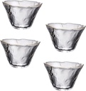 BESTOYARD 4pcs Japanese-style Glass Sake Cups Premium Quality Tea Cups for Sake Tea Parties Home Decor for Gatherings and Special Occasions