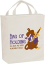 UGP Campus Apparel Bag of Holding - Tabletop Game RPG Nerd Geek Chic Canvas Reusable Grocery Tote Bag - Natural
