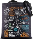 BWWKTOP Singer Lyrics Tote Bag Album Gifts Song Lyrics Inspired Shoulder Bag Merchandise (Must Be Love BL)