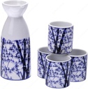 Kafuh MS7/B 5 Pieces Japanese Ceramic Sake Set