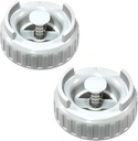 HQRP 2-pack Bottle Cap Valve Assembly Replacement for Essick Air 509229-1 822419-2, compatible with Emerson MoistAir Kenmore Humidifiers