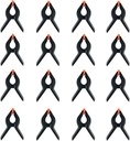 WAENLIR 16-Piece 3.5 inch Nylon Spring Clamp Set Plastics Clips for backdrop, Wood Working, Photography, Craft, Art DIY