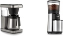 OXO Brew 8 Cup Coffee Maker, Stainless Steel & Brew Conical Burr Coffee Grinder