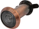 Zinc Alloy Construction Hardware 200 Degree View Angle Door Viewer Peephole Copper Tone Model:27as195qo458