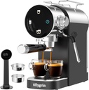 20 Bar Espresso Machine with Milk Frother - Single & Double Shot Espresso Maker, Removable Water Tank & Drip Tray, Cup Warmer, Pre-Infusion for Rich Crema - Perfect for Home & Offices