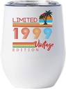 Vintage 1999 Limited Wine Glass 26 Years Cup 26th Bday Retro Color Tumbler Gifts