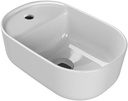Nameeks CeraStyle 077000-U-One Hole Aqua 16-3/8" Oval Ceramic Vessel Bathroom Sink with Single Faucet Hole - White