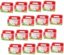 ABOOFAN 20pcs Christmas Cupcake Boxes Window Festive Cake Packaging for Birthdays Weddings and Parties Food-grade for Standard