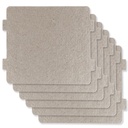 6pcs Microwave Waveguide Cover Universal Mica Sheet Microwave Oven Parts Microwave Oven Repairing Part for Home Office Kitchen Restaurant