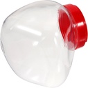 Alipis Candy Jars Lids Plastic Containers for Candy Cookies Snacks Wide Mouth Storage for Parties Home Decor Retail Display Versatile and Safe to Use