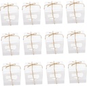 Blue Pet Paper Material Cupcake Boxes 12 Pack Cake Carriers Cake Boxes Wedding Favor