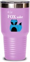 Oh For Fox Sake Tee Tumbler Oh For Fox Sake 30oz, magenta