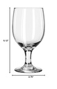 Libbey 3711 Embassy Brandy, 11.5 oz., 6.125" Height, 3.25" Width, 6.125" Length, Medium, Clear (Pack of 24)