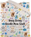 CMNIM Goldendoodle Mom Gift Doodle Mom Tote Bag Doodle Dog Lover Dog Owner Gift Busy Doing Doodle Mom Stuff Dog Groomer Gift
