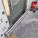 Garage Door Flood Prevention Board Detachable Flood Protection System Aluminum Flood Panel Water Stopper Guard, Reusable Waterproof Water Barriers For Flooding, 20 40 60 80 Cm Tall, Home/Street Store