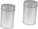 2pcs tea Food Can kitchen Seal Pot Food Storage Containers Storage Jar grain containers tea jar grain storage tank Stainless Steel Storage Can loose tea Tinplate cereals