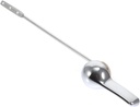 POPETPOP Retro Toilet Flush Handle Silver Bathroom Lever for Tank for Toilets Easy Installation Hotel Accessory
